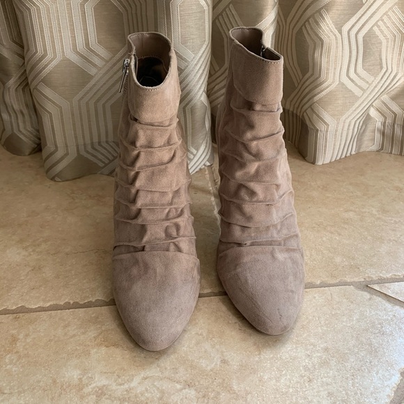 Taupe Ankle Boots - Picture 2 of 7